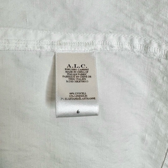 A.L.C. ‘Cecelia’ Linen Blend Cargo Skirt - Picture 9 of 10